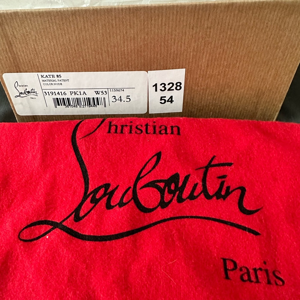 Worn once LOUBOUTIN Kate 85 34.5